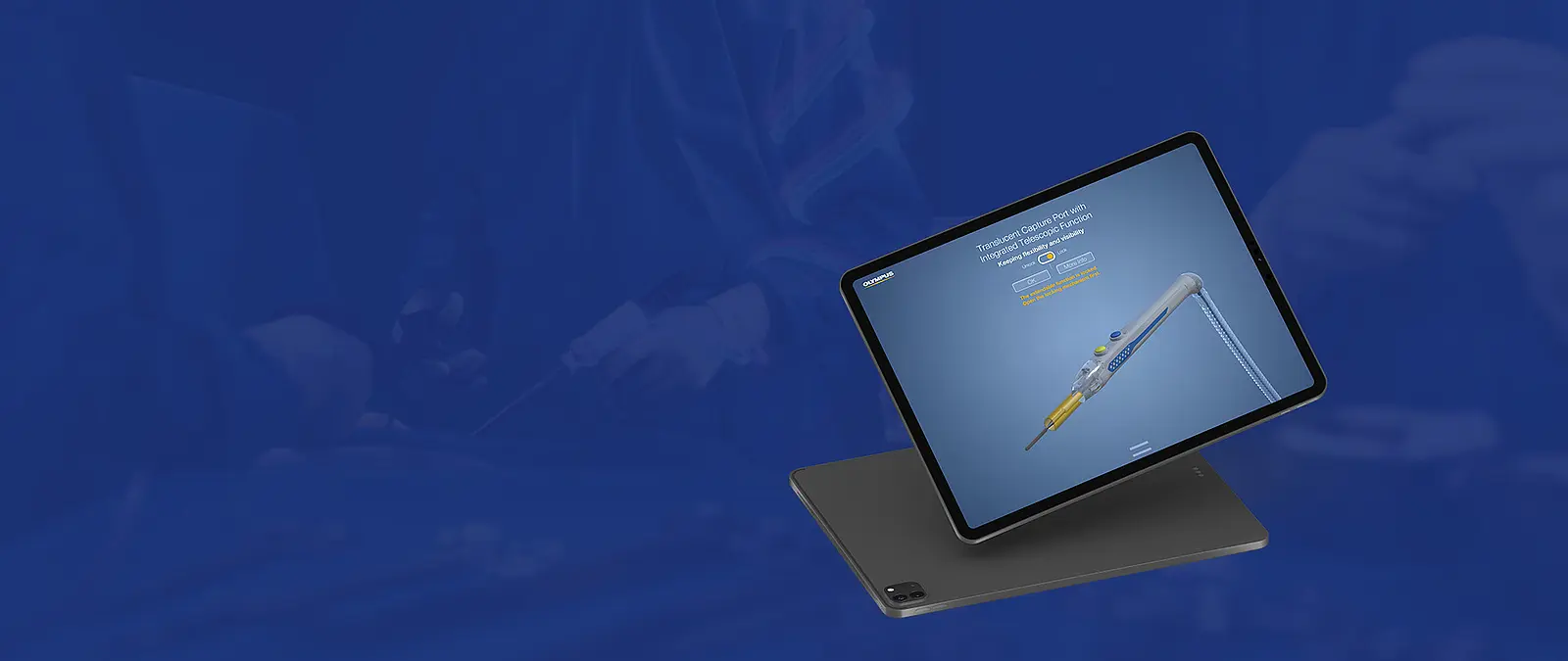 3D-App Vertriebs-App für Medizintechnik Tablet