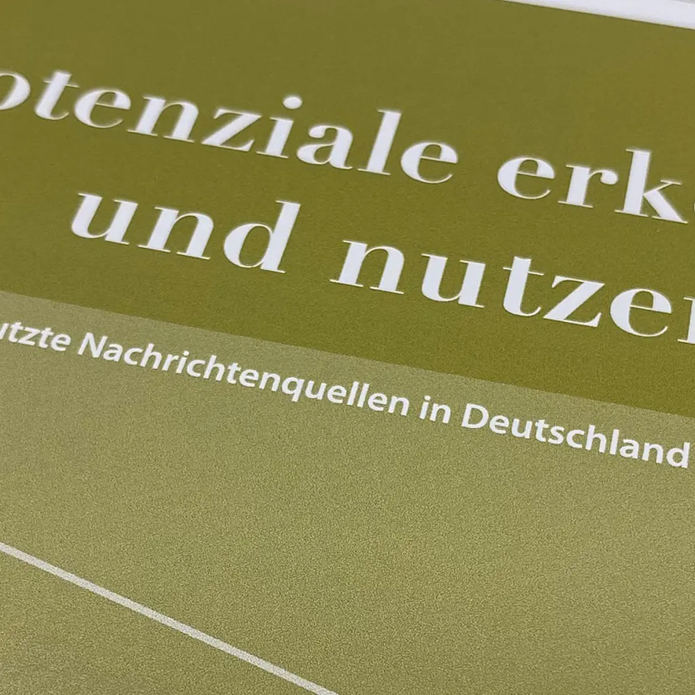 Ausschnitt aus einer Broschüre über Soziale Medien