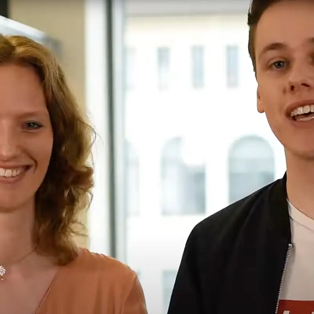 Foto von Rieka Harms und Philipp Renken