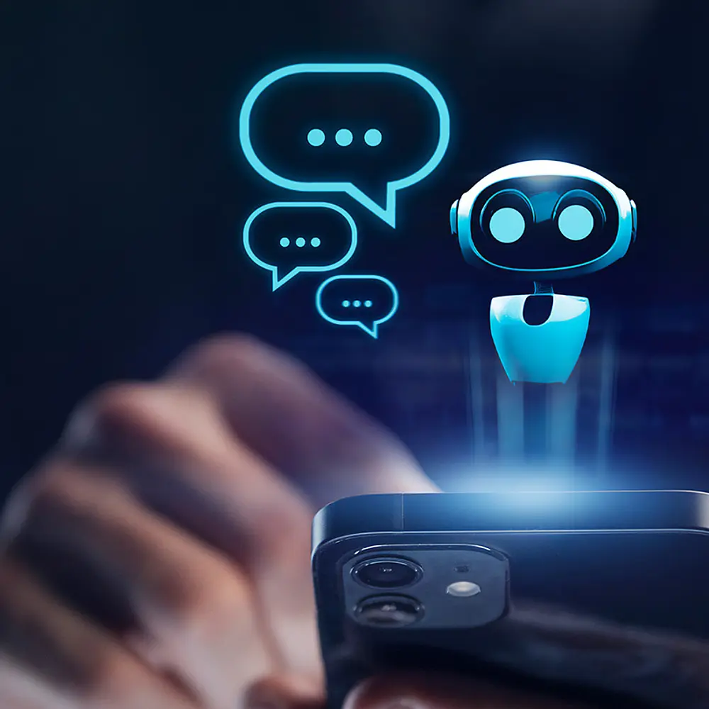 Wir machen Chatbots für Sie - nutzen Sie KI für Ihre Kundenkommunikation