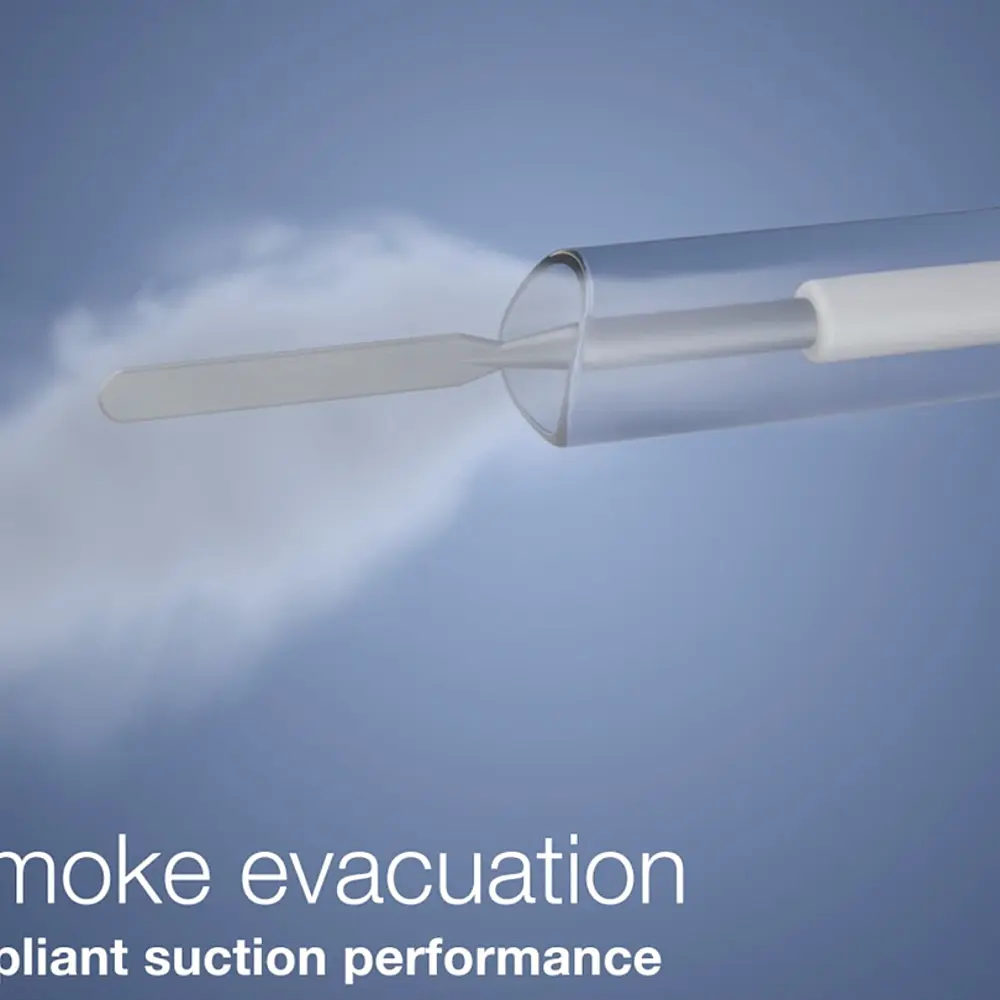 Screenshot der von FUSE durchgeführten 3D-Animation des Smoke Evacuation Pencil
