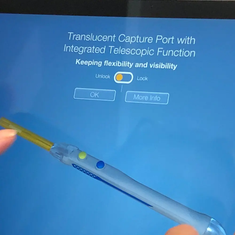 Bildschirmfoto der App. In der App ist der Smoke Pencil zu sehen.