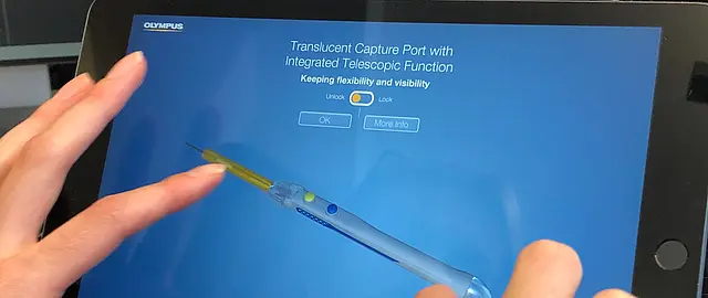 Bildschirmfoto der App. In der App ist der Smoke Pencil zu sehen.