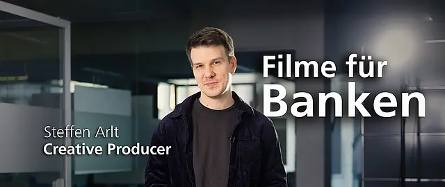 Creative Producer Steffen Arlt von FUSE präsentiert Filme für Banken zur verständlichen Erklärung digitaler Bank- und Versicherungsservices