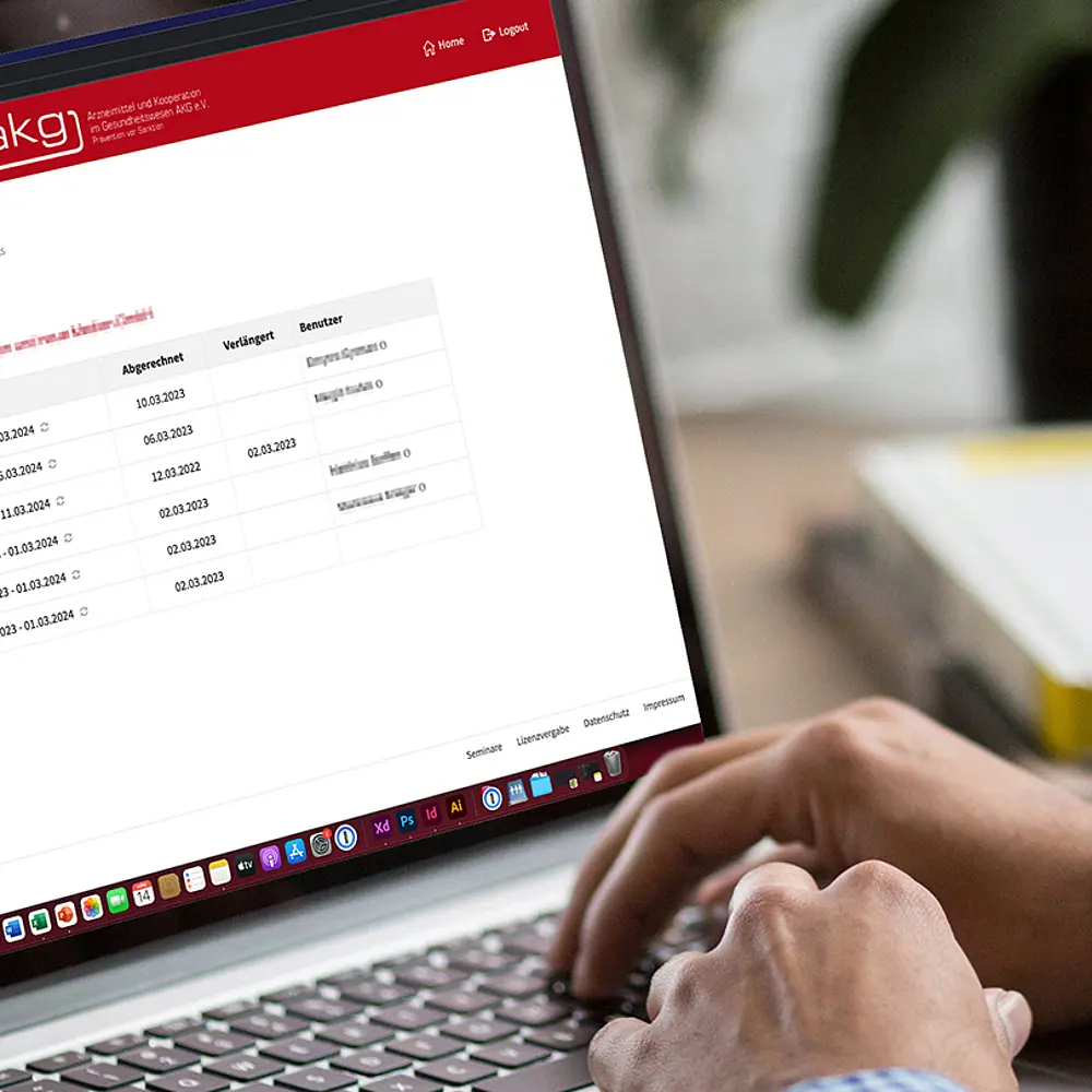 Individuelle Softwareentwicklung für AKG – digitales Abo- und Rechnungssystem