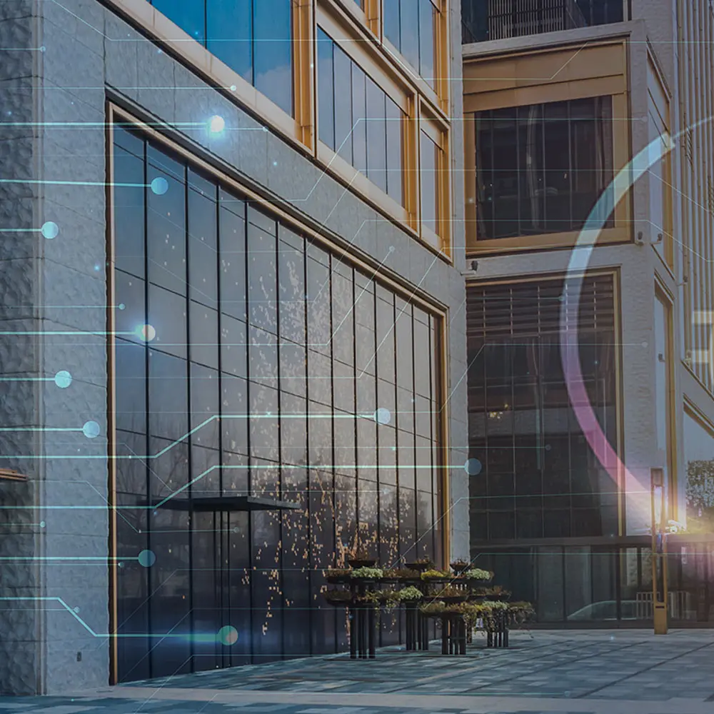 Foto von Bürohochhäusern