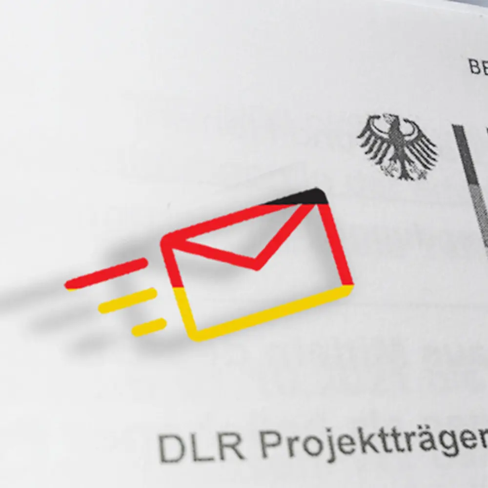 Screenshot vom Forschungsauftrag des Bundesministeriums für Bildung und Forschung