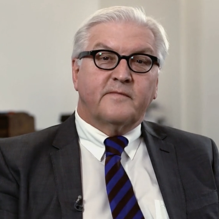 Großaufnahme Steinmeier PR Interviewfilm